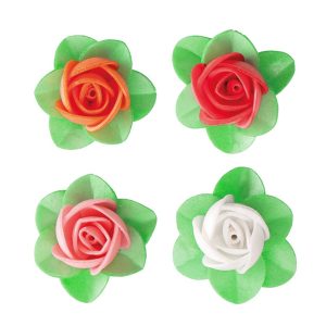 FLORES HÓSTIA COMPACTA COM FOLHA 4 CM CORES
