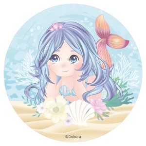 DISCO HOSTIA PARA DECORAR BOLOS SEREIA 20CM