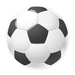 DISCO HÓSTIA PARA BOLOS BOLA DE FUTEBOL 20CM