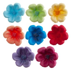 FLOR DE AÇÚCAR SORTIMENTO 8 CORES Ø 2,5 CM