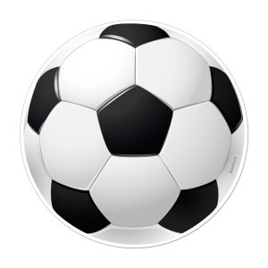 DISCO COMESTÍVEL DECORAR BOLOS FUTEBOL 15,5CM