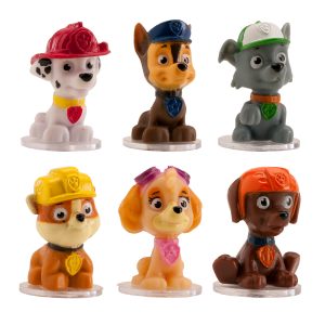 FIGURAS PARA BOLO DE REI 3D PATRULHA PATA 3,5-4 CM