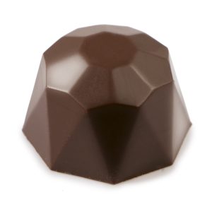 FORMA POLICARBONATO DIAMANTE PRALINÉ Ø 28MM H18MM | 28 UD