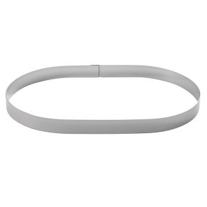 FORMA OVAL AÇO INOXIDÁVEL 258x154 H 20 MM