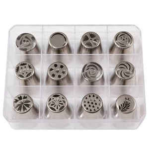 KIT 12 BICOS RUSSO AÇO INOXIDABLE Ø 37X42MM