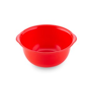 TAÇA PLÁSTICO VERMELHO | 2.5L Ø 21CM H 10.5CM