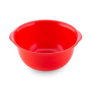 TAÇA PLÁSTICO VERMELHO  | 4.5L Ø 25CM H 12CM