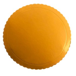 BASE RENDADA PARA BOLO OURO Ø 30 CM H 3 MM