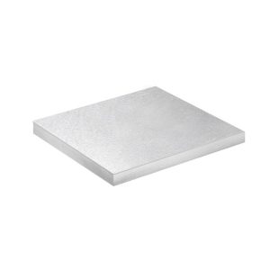 BASE DE TARTA CUADRADA PRATEADA 30X30CM