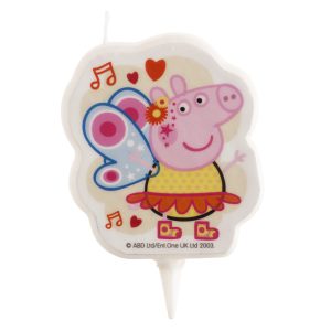 VELA DE ANIVERSÁRIO 2D PEPPA PIG 7,5CM