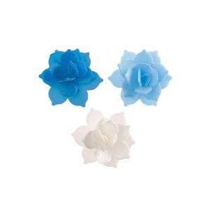 8 MINI BOLACHA AZUL NENUFAR 4,5CM