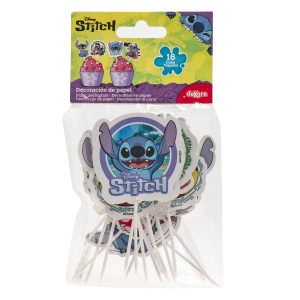 CAKE TOPPERS PAPEL STITCH 16 UNID