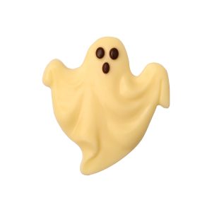 DECORAÇÃO CHOCOLATE BRANCO FANTASMA HALLOWEEN 120 UNIDADES