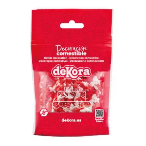 SPRINKLE MIX CORAÇÕES VERMELHOS E BRANCOS 100G