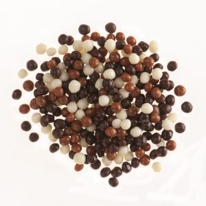 MINI PÉROLAS CHOCOLATE CRISPY 3 CHOCOLATES Ø 0,5CM 600GR