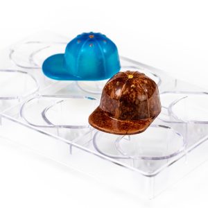 MOLDE DE POLICARBONATO GORRA 6 PEÇAS - 275 x 175 x 40,5 MM