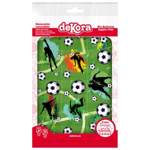 RIBBONS  FONDANT DECORAÇÃO FUTEBOL A5 14,8X21CM