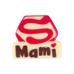SINAL DE CHOCOLATE BRANCO SUPER MAMI - 37,5 x 32,6 MM - 84 U