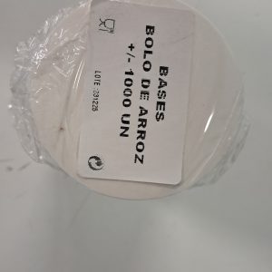 FUNDOS PARA BOLO DE ARROZ - 1000 UNIDADES