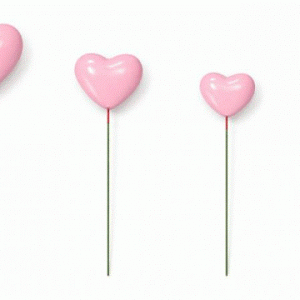 CORAÇÕES DECORATIVOS SC 20 CORAÇÕES (4, 3, 2,5 e 2 cm)