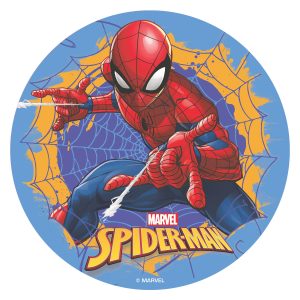 6 DISCOS HÓSTIA PARA DECORAR BOLOS SPIDERMAN B 20 CM