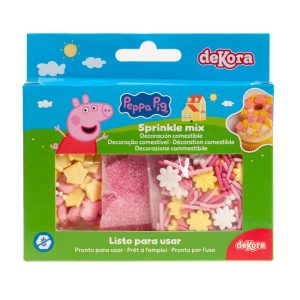 MISTURA DE CONFEITOS PEPPA PIG 70G (3X23.3G)