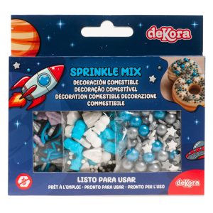 MISTURA DE SPRINKLES ASTRONAUTA 70G (3X23.3G)