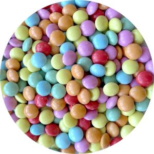 MINI DRAGEIAS DE CHOCOLATE COLORIDAS - 1KG