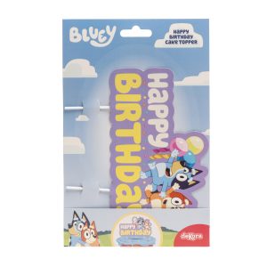 CAKE TOPPERS PAPEL BLUEY E BINGO 17,5CM