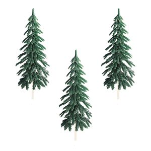 CAKE TOPPER PINO VERDE DE PLÁSTICO 8,5CM 72UNDS